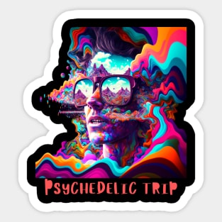 Psychedelic Journeys of the Third Order Sticker